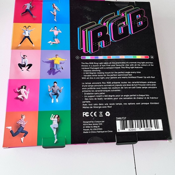 RBG Selfie Ring Light 10.25” with Tripod NWT - Picture 3 of 3